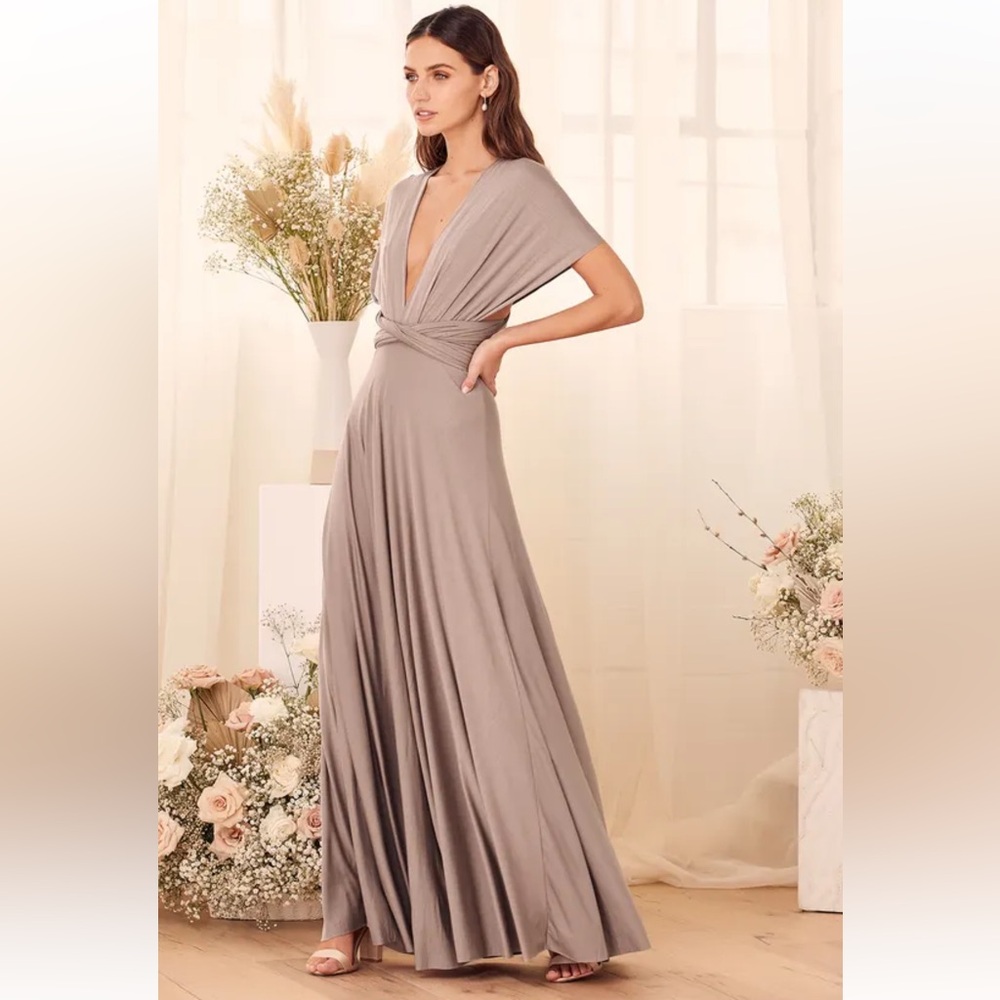 Tricks of the Trade Taupe Convertible Maxi Dress
Lulus - Picture 10 of 12